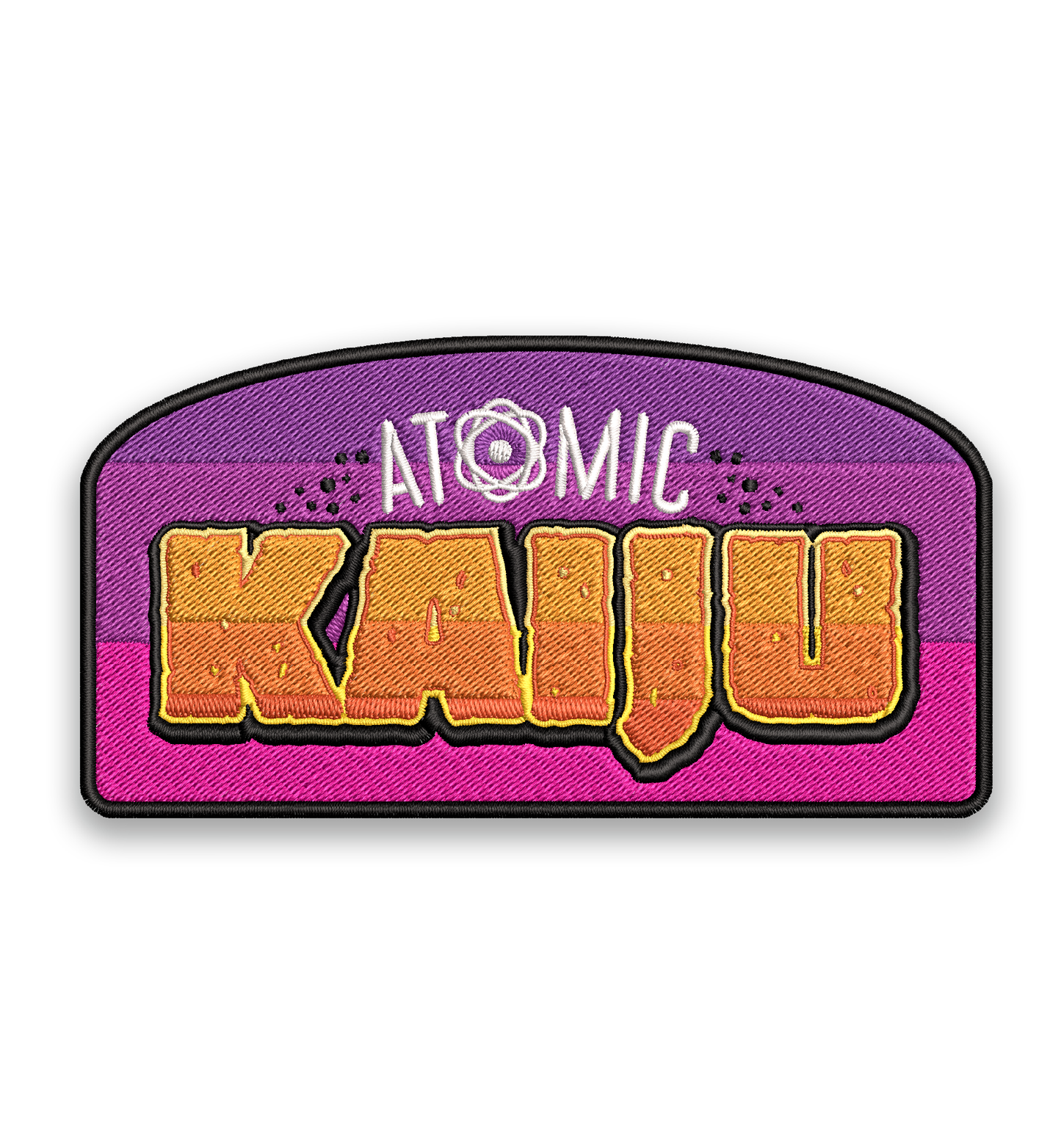 Atomic Kaiju Embroidered Patch